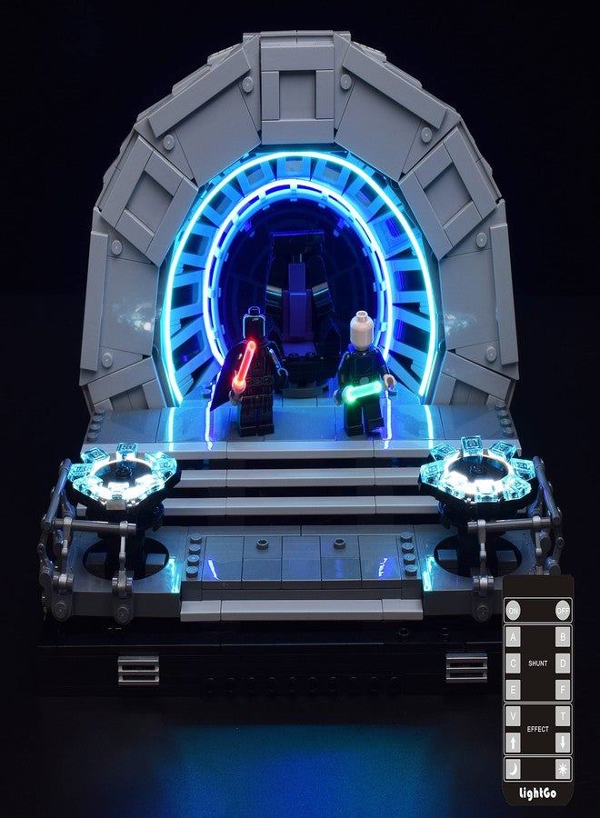 LightGo LED Lighting Kit Designed for Lego 75352 Emperor's Throne Room Diorama Building Set - Not Include Model (Remote Version) - Image 1